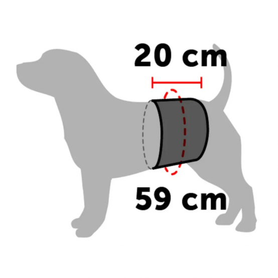 Karlie Erkek Köpek İdrar ve Eşleşme Koruma Bandı Medium Karlie Erkek Köpek İdrar ve Eşleşme Koruma Bandı Medium